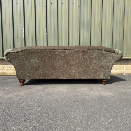 Oliver 4 Seater Sofa in Green Khaki Eddy Velvet - Ex Display