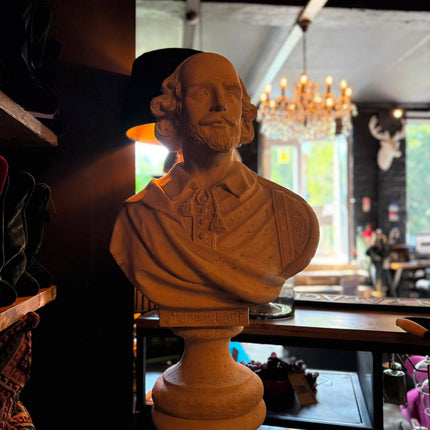 William Shakespeare Bust - Roman Stone- Clearance