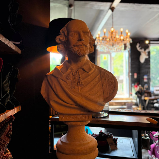 William Shakespeare Bust - Roman Stone- Clearance