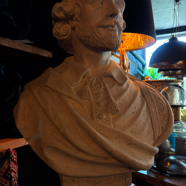 William Shakespeare Bust - Roman Stone- Clearance