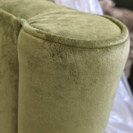 Hartington Left Hand Facing Chaise in Richmond Leaf Velvet- Ex Display