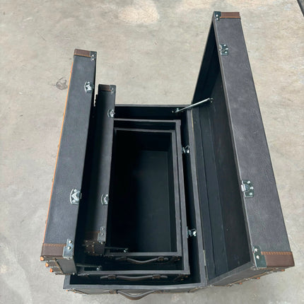 Set of 3 Grey Trunks - Ex Display