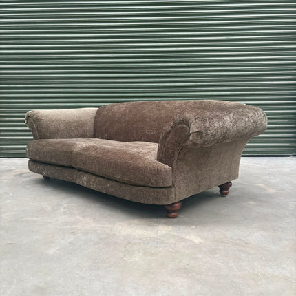 Oliver 3 Seater Sofa Green Khaki Eddy Velvet - Ex Display