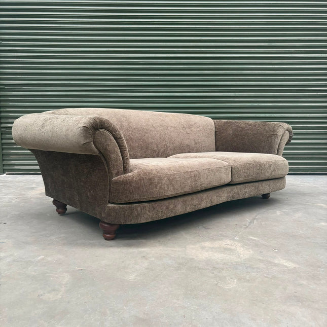 Oliver 3 Seater Sofa Green Khaki Eddy Velvet - Ex Display