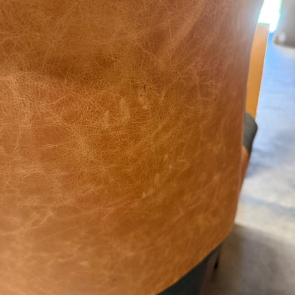 Chesterfield Wing Back in Patchwork Leather - Factory Seconds