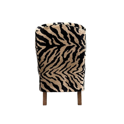 Winston Wingback in Animal Velvet- New