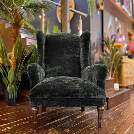 Winston Wingback in Sunshine Emerald