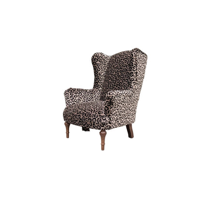 Winston Wingback in Animal Velvet- New