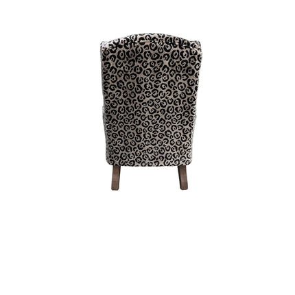 Winston Wingback in Animal Velvet- New