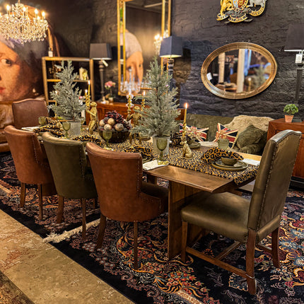 Wooden Ranch Dining Table - New