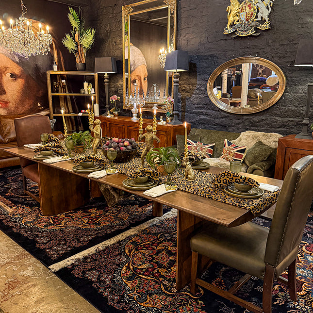 Wooden Ranch Dining Table - New