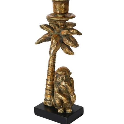 Under The Palm Tree Monkey Candle Holder