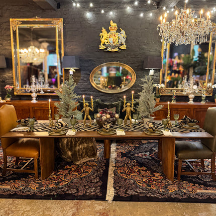 Zebra Cream Table Runner and Napkin Set