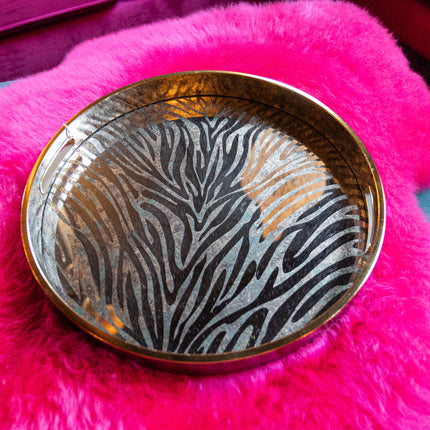 Zebra Pattern Tray