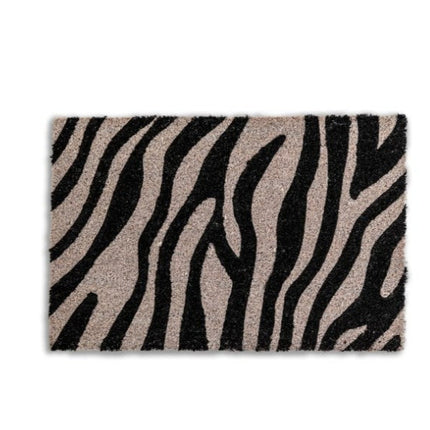 Zebra Patterned Doormat