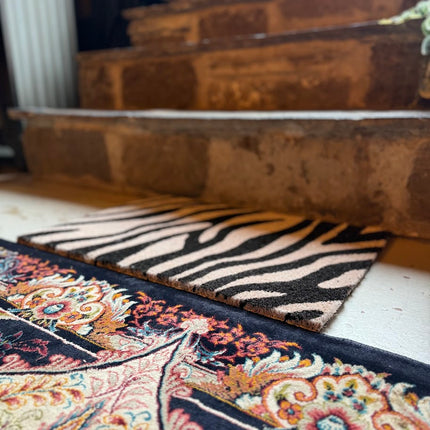 Zebra Patterned Doormat