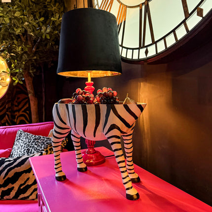 Zebra Planter Table