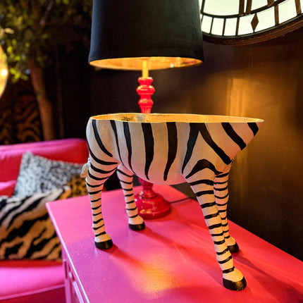 Zebra Planter Table