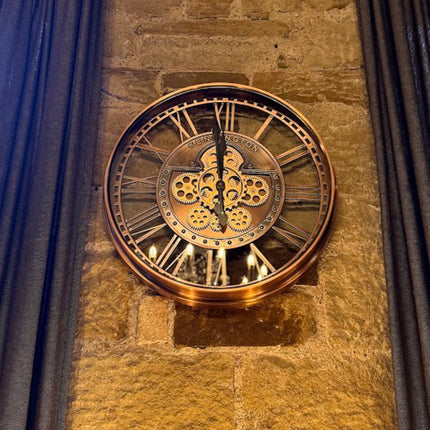 Brushed Copper Wall Clock