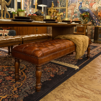 Kodu Dining Bench in Leather - New