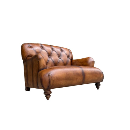 Cavendish Chesterfield in Hand Antiqued Buffalo Leather - Factory Seconds