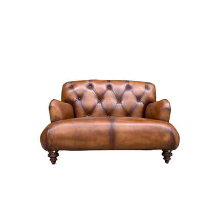 Cavendish Chesterfield in Hand Antiqued Buffalo Leather - Factory Seconds