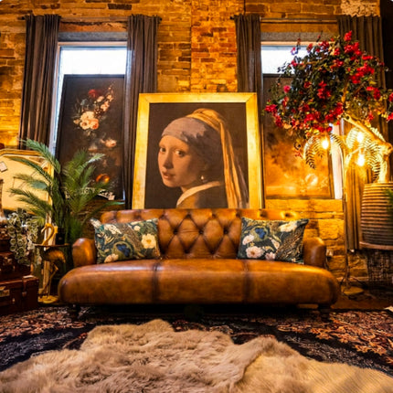 Cavendish Chesterfield in Hand Antiqued Buffalo Leather - Factory Seconds