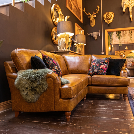 charles cuba tan 1c2 corner sofa in leather