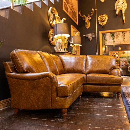 charles cuba tan 1c2 corner sofa in leather