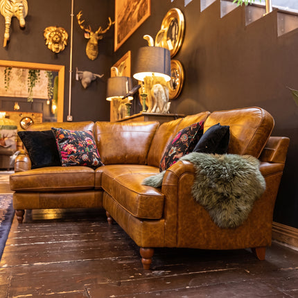 charles cuba tan 1c2 corner sofa in leather