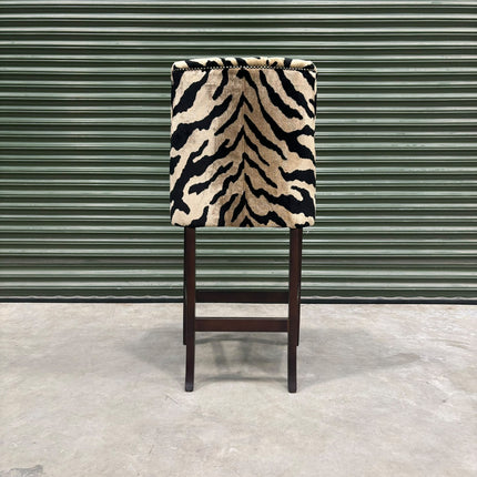 Oskar Bar Stool in Zebra Cream - Clearance