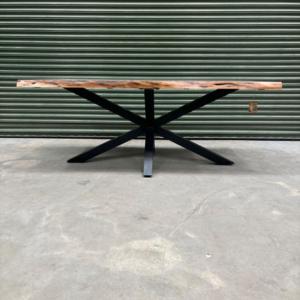 Dining Table Industrial Live Edge Medium - Ex Display