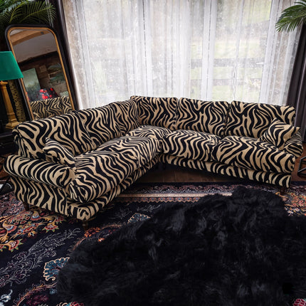 Dopamine in Zebra Stripe Velvet