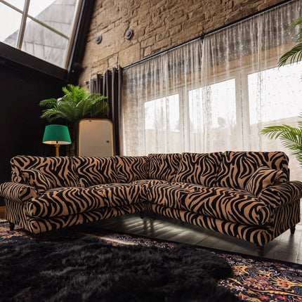 Dopamine in Zebra Stripe Velvet