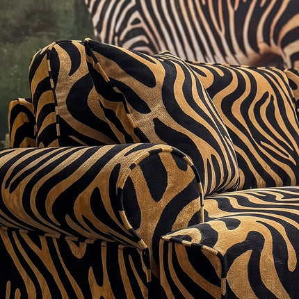 Dopamine in Zebra Stripe Velvet