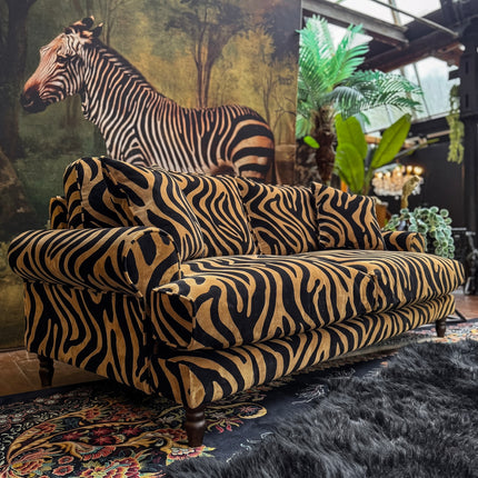 Dopamine in Zebra Stripe Velvet