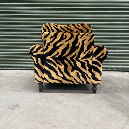 Dopamine Armchair in Zebra Gold - Ex Display