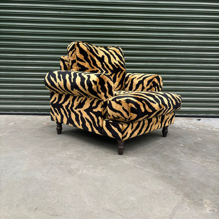 Dopamine Armchair in Zebra Gold - Ex Display