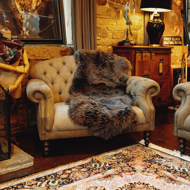 Sheepskin Rug in Brown