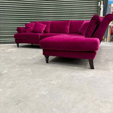 Hartington Right Hand Facing Chaise in Richmond Glamour - Ex Display