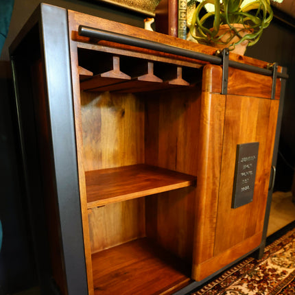 Forge Industrial Bar Cabinet - Clearance