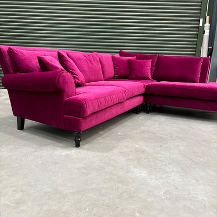 Hartington Right Hand Facing Chaise in Richmond Glamour - Ex Display