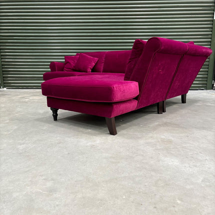 Hartington Right Hand Facing Chaise in Richmond Glamour - Ex Display