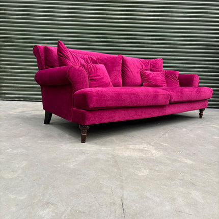 Hartington 4 Seater Sofa in Richmond Pink Glamour - Ex Display