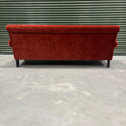 Hartington 4 Seater Sofa in Richmond Orange Burnt Sienna - Factory Seconds