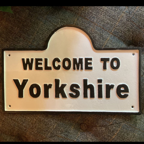 Yorkshire Cast Iron Sign