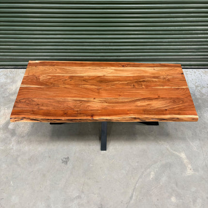 Dining Table Industrial Live Edge Medium - Ex Display