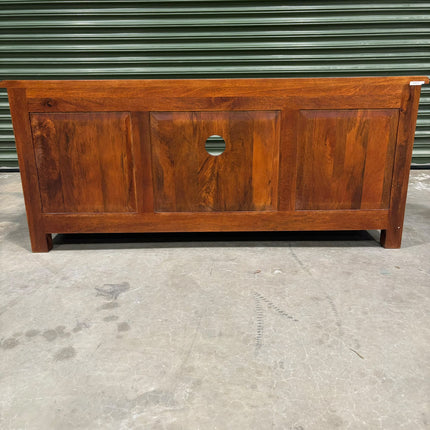 Jupiter Small TV Mango Wood Cabinet - Ex Display