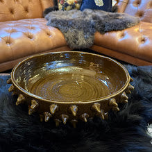 Mahogany Spike Fruit Bowl