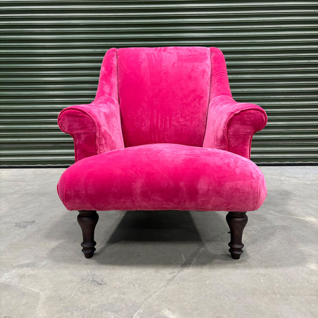 Maverick Armchair in Opulence Fuschia - Ex Display